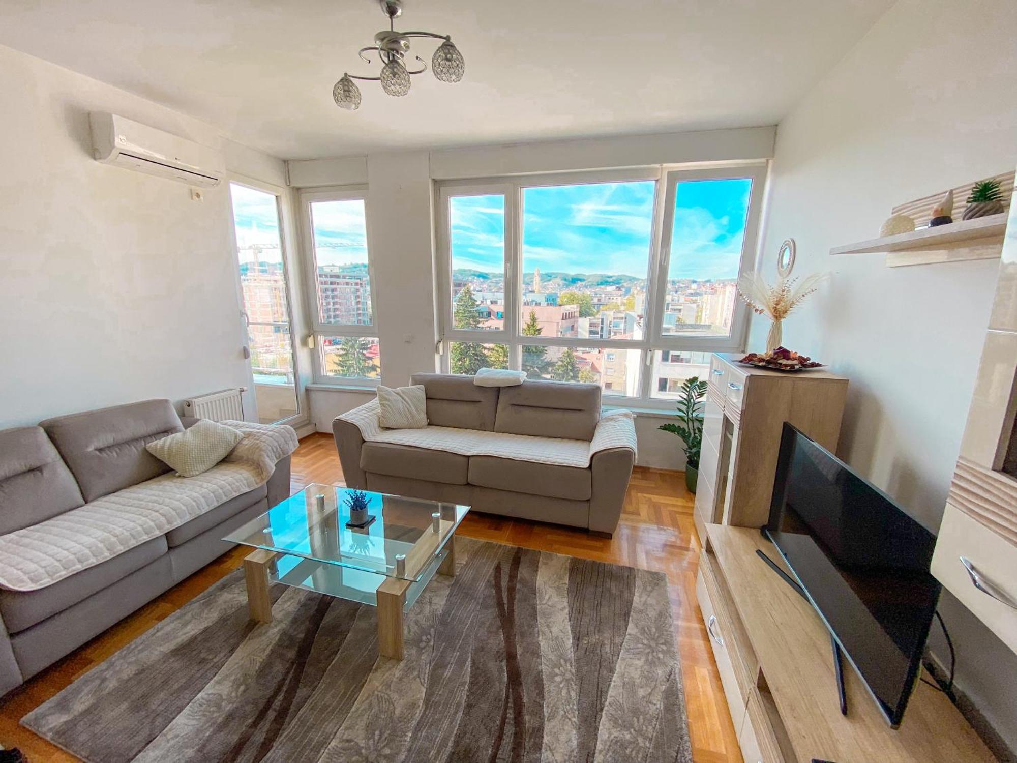 Stan na dan Bella Apartment Banja Luka Bagian luar foto